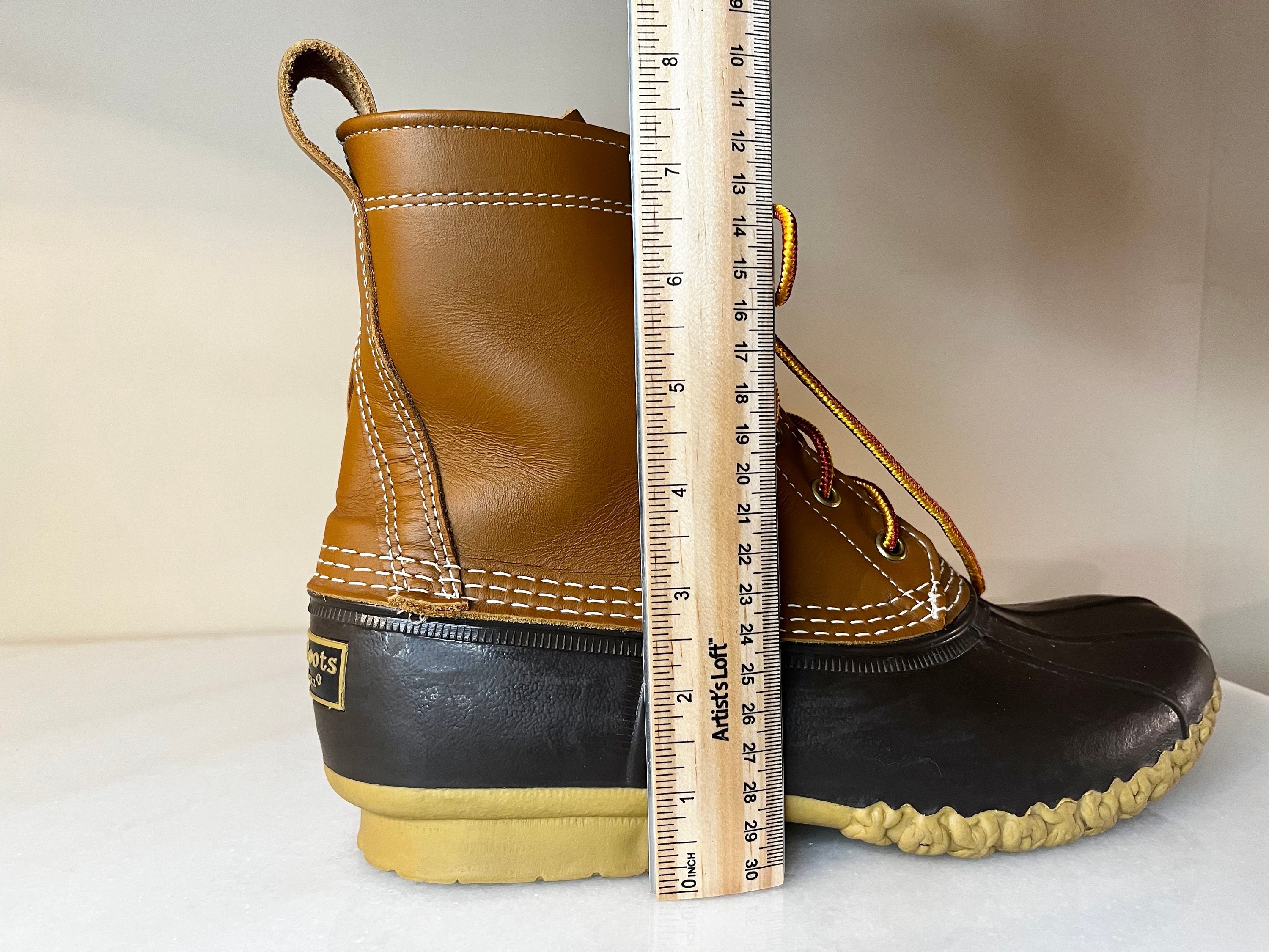 Leather & Rubber Bean Duck Boots by LL Bean | Made in USA 