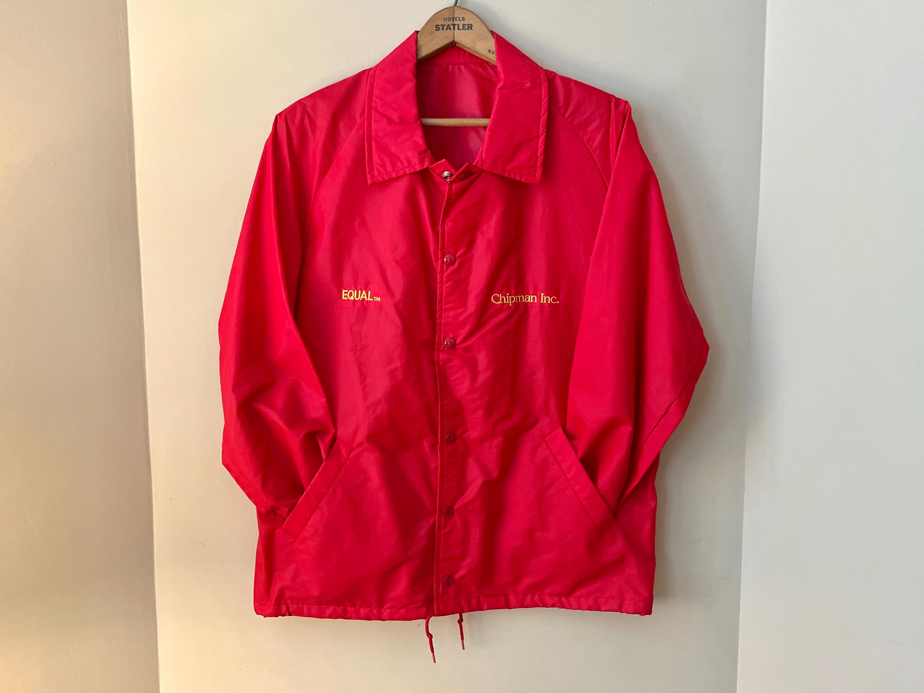 ジャケット・アウター K-Products 90sWarm-up Jacket Made in USA Vintage K Products Hooded Insulated Jacket Mens XL Brown