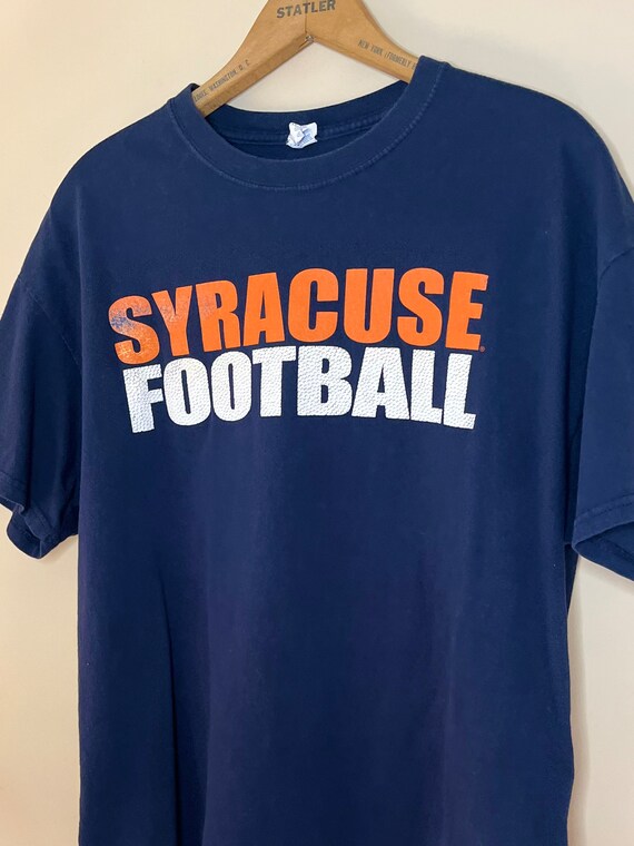 Y2K Navy Blue Syracuse Orange College Football Fa… - image 2