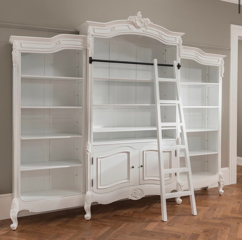 Antique French Style Bookcase Etsy