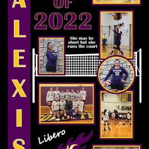 Customized Senior Night Volleyball Poster Digital File Only - Etsy