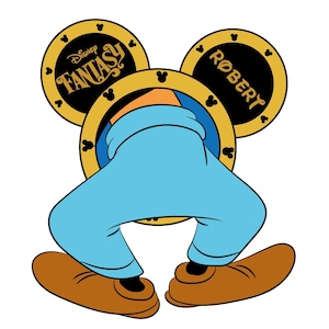 Goofy Climbing into a Porthole, Disney Cruise Line Style Magnet, Personalised Stateroom Door Magnets