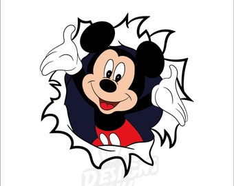 Mickey Mouse Bursting Magnet, Disney Cruise Stateroom Door Decor