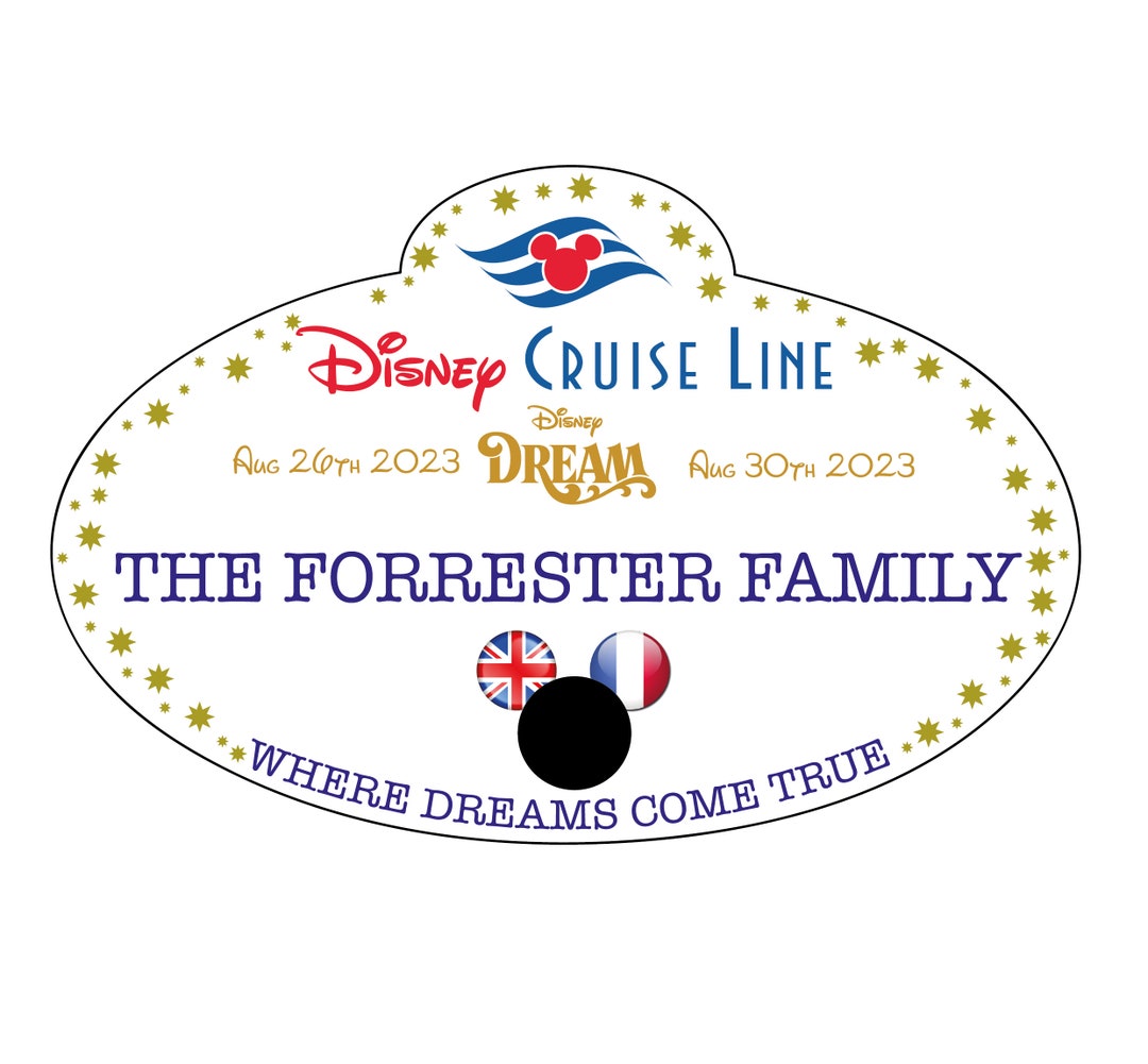 Personalised Disney Cruise Line Magnet, Stateroom Door Magnet, Disney ...
