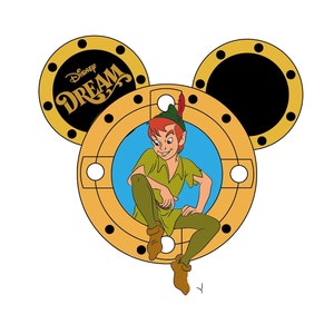 Personalised Character Disney Magnets, Mickey Mouse Head Porthole, Disney Cruise Line Door, Fridge Magnets