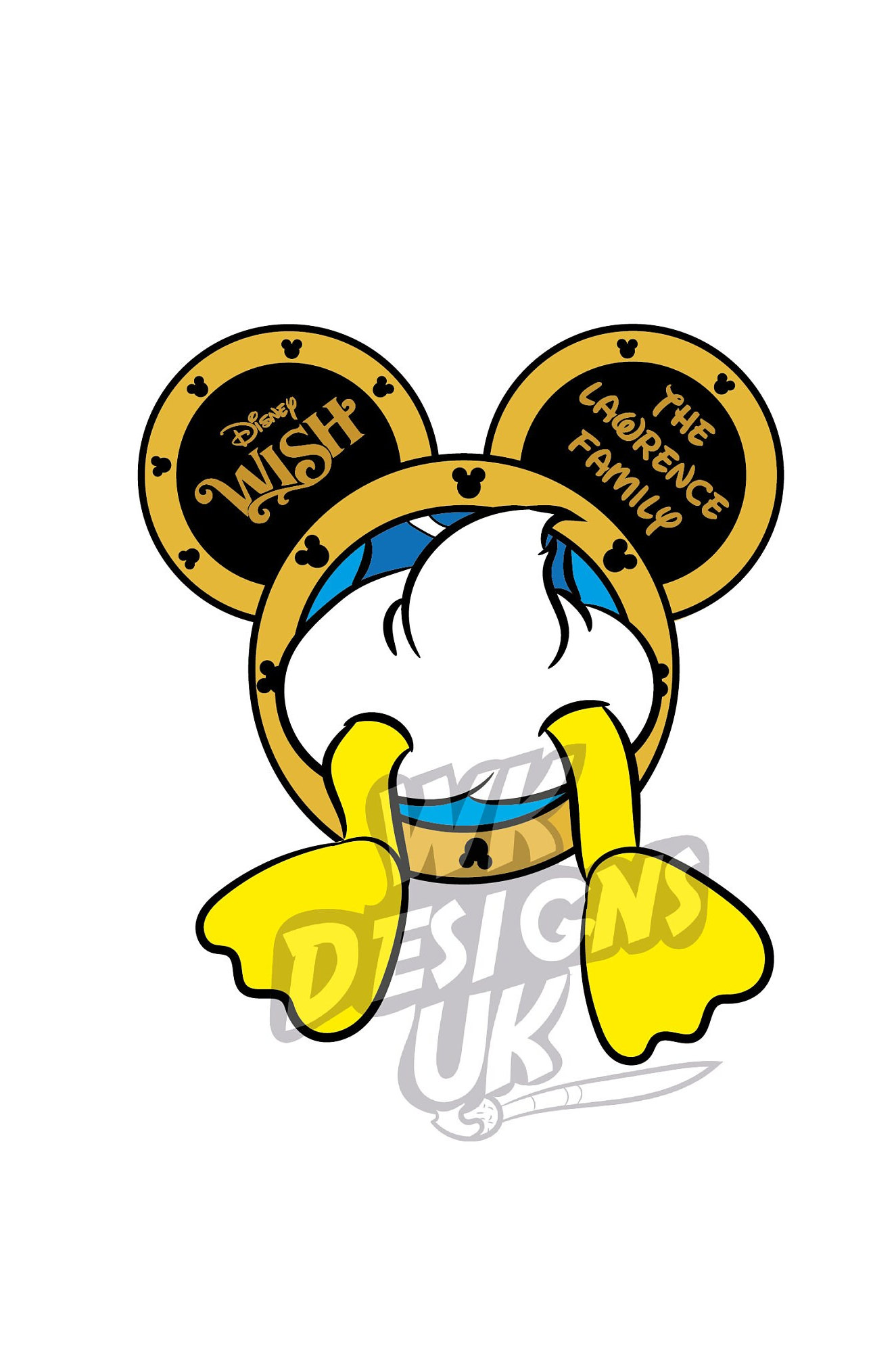 Mickey Mouse or Donald Duck Stuck in a Porthole Disney Cruise - Etsy