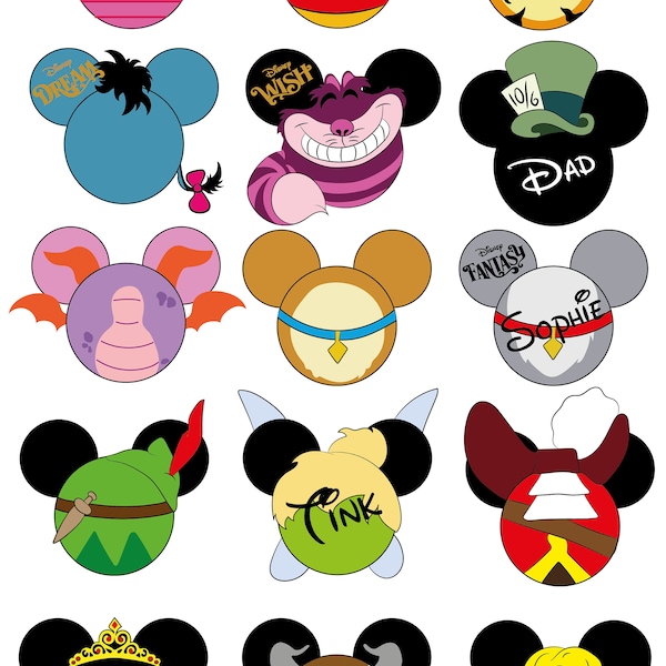 Imanes de Mickey Mouse, imanes de Disney Cruise Line, decoraciones de camarote "Doom", imanes personalizados de Mickey Mouse.