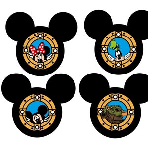 Disney Cruise Line Door Magnets, Disney, Medium Door Magnets, Personalised Disney Magnets, Disney Cruise Magnets