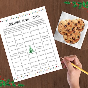 Christmas Movie Bingo