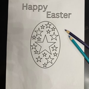Easter Egg Coloring Sheets