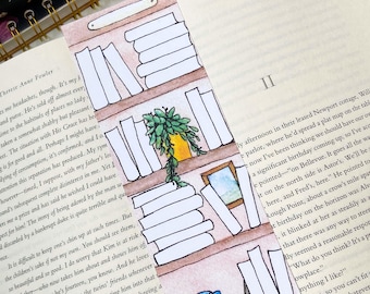 Reading List Bookmark, Book Club Bookmark, Book mark Trackers, TBR Bookmark, Book marks for Book Club, Reading Log Bookmark Bookshelf
