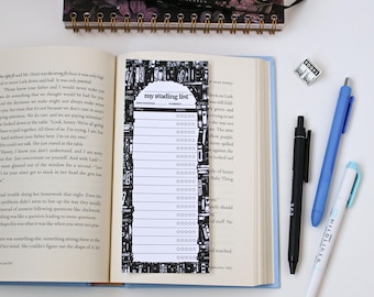 2026 Reading List Bookmark Reading Tracker, Book Tracker Bookmark Reading Log, Book List Bookmark