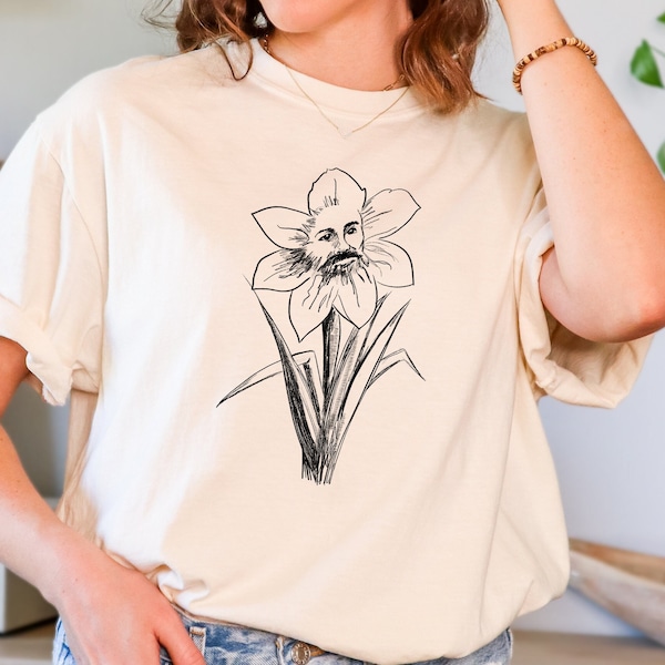 Ed Teach Flower Sketch Lucius Drawing Tshirt Unisex Graphic Tee Blackbeard Stede Bonnet Gentleman Gay Pirate Flag Revenge Crew Death