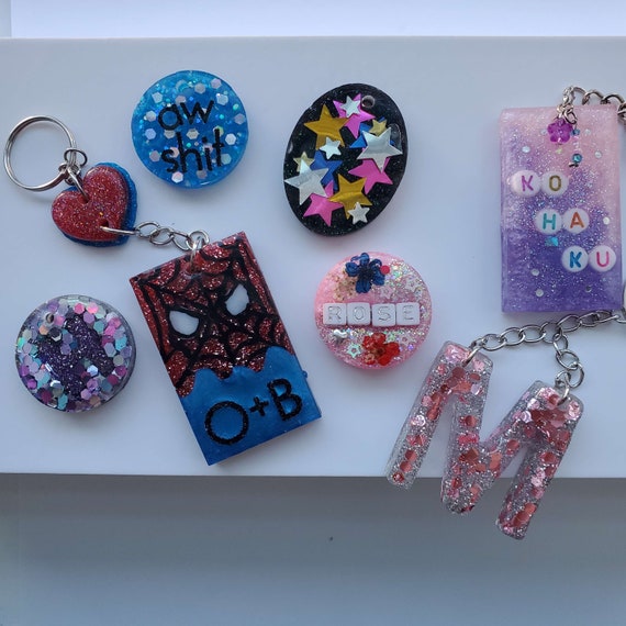 Custom resin charms deals