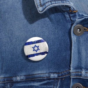 Israel Lapel Pin Set | I Stand with Israel | National Support Pin Button | Show Your Solidarity