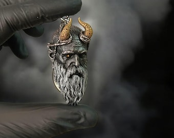Mimir 3d Statue | God of War Mimir | Mimir Keyring | God of War Keychain | Christmas Gift
