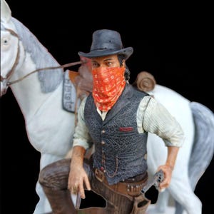 Red Dead Redemption Dutch Van der Linde 3D Resin Figure | RDR 2 Statue