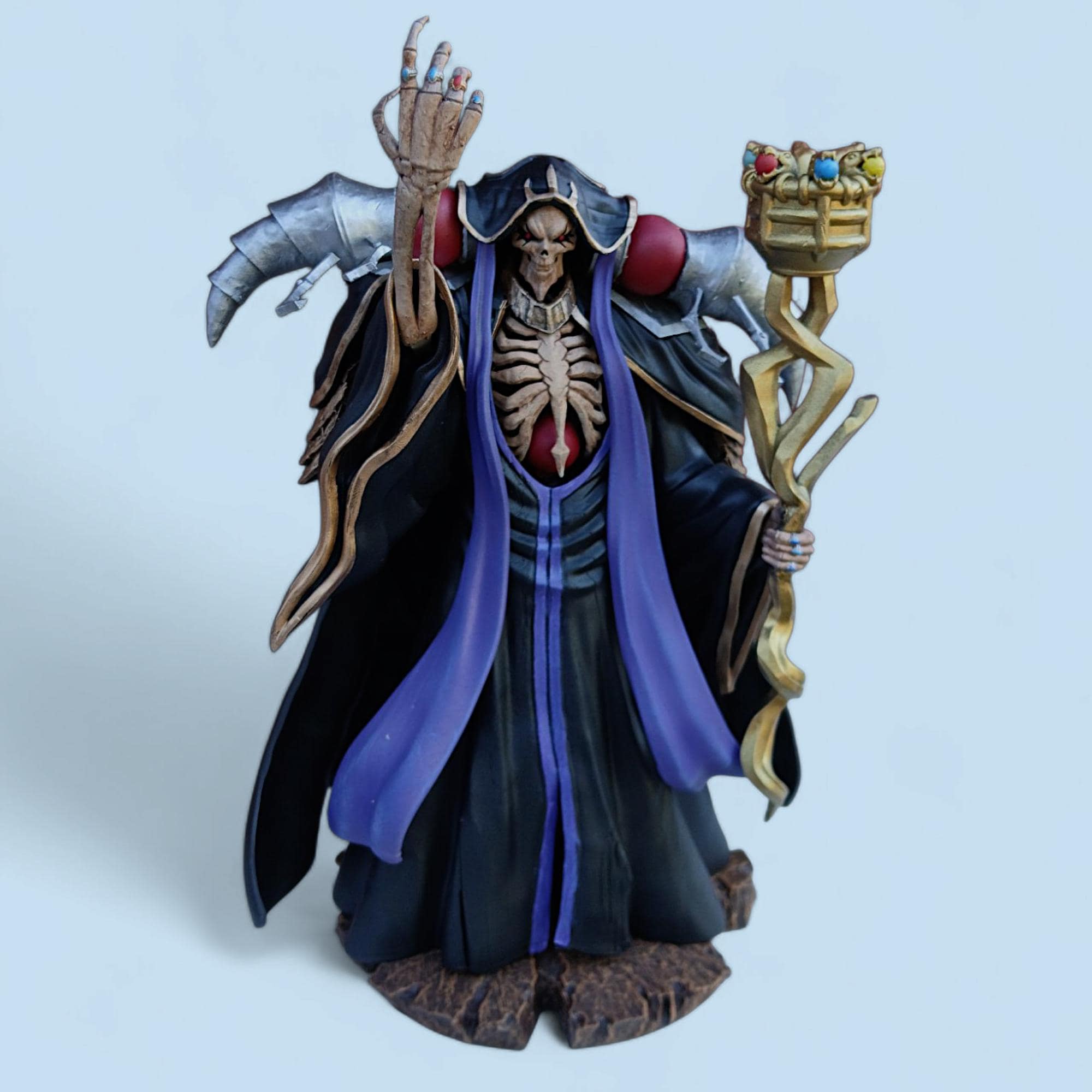 Ainz Ooal Gown Statue | Overlord Collectible | Hand-Painted Dark Fantasy Sculpture | Anime Villain Decor Overlord Anime Collectible