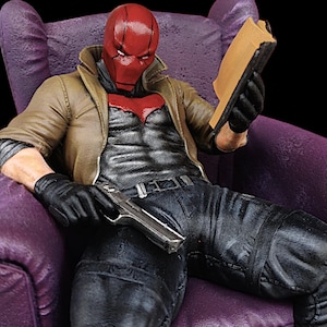 Red Hood Figure Statue 3D Printed | Dc 3D Statue | Handmade Gift | Resin Figure | Hand Painted 14K Resin Printing