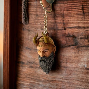 God of War Mimir | Mimir Keyring | God of War Keychain | Christmas Gift