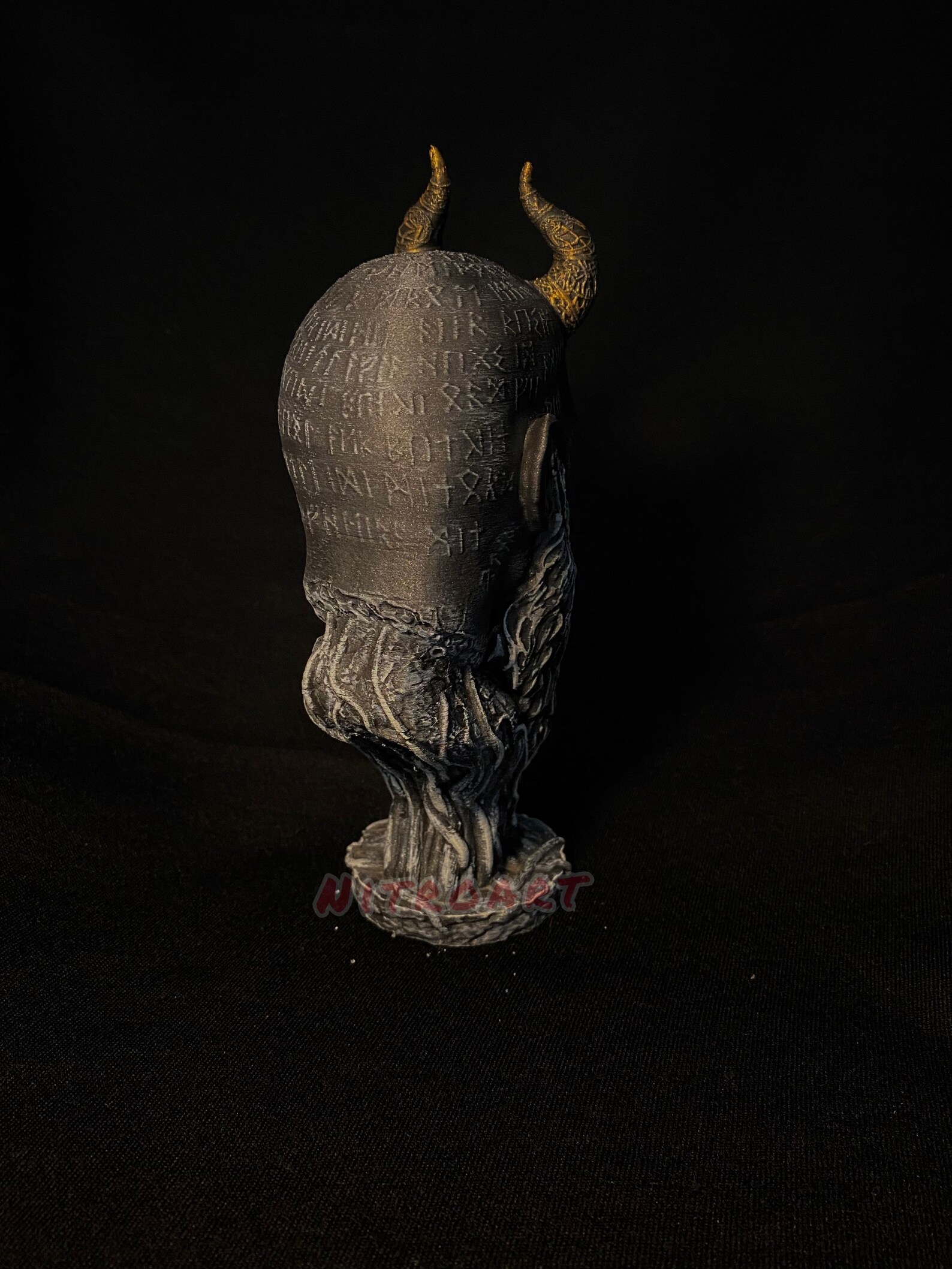 Mimir Head Statue God of War Mimir Figurine 3d Resin Painted Christmas