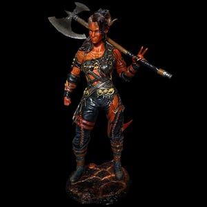 Baldur&#39;s Gate III : Karlach | Karlach Resin Statue | Karlach Figure | BG3 Resin Statue |Christmas Gift