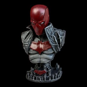 Red Hood 3D Resin Statue – Jason Todd Fan Art Bust/Full Figure – Hand‑Painted DC Miniature Collectible