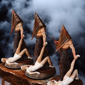 Silent Hill Pyramid Head Nurse 3d Statue | Silent Hill Figure
