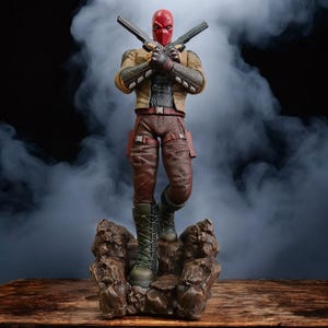 Red Hood 3D Resin Figure | DC Comics Inspired Collectible | Hand-Painted Superhero Statue | Red Hood Fan Gift