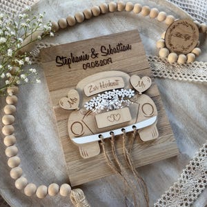 Geldgeschenk zur Hochzeit, Hochzeitsgeschenk,personalisiertes  Geldgeschenk, Hochzeit, Hochzeitsauto, Geldgeschenk, Personalisiertes