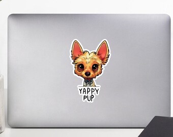 Yappy Pup Logo Bubble-free stickers