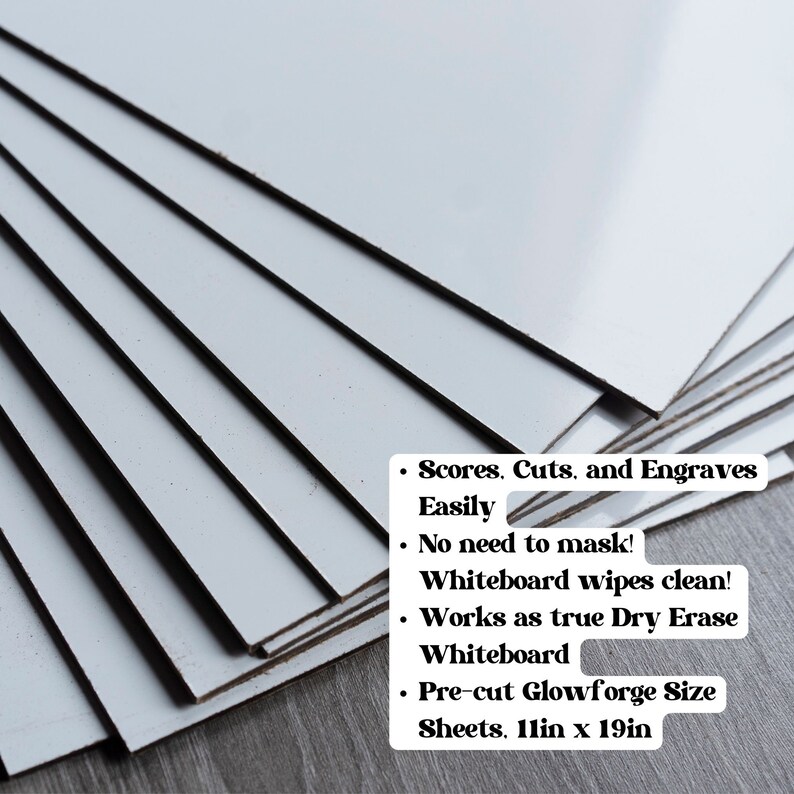 1/8 Whiteboard Sheets MDF Ready Sheets Set Etsy