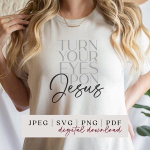 Draai je ogen op Jezus SVG - Jezus Shirt - Jezus Sweatshirt - Jezus Shirt SVG - Jezus Shirt PNG - Damesshirt - Herenshirt