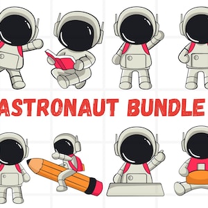 Astronaut Svg Png Bundle\ Astronaut with rocket svg\ kid astronaut svg\ Universe Svg,\Spaceman svg\ Space SVG