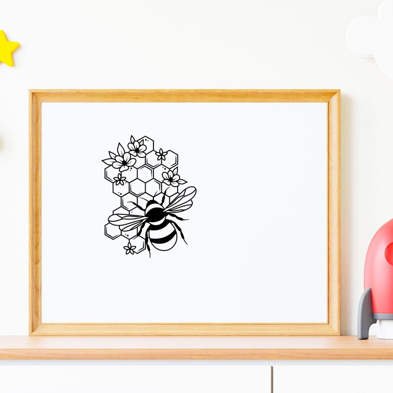 Bee SVG Mega Bundle Honeycomb\ Cut File Cute Bumble\ Bee Honey Drip ...