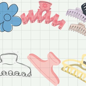 Bundle Snap Clip SVG\ Snapclip Template Bundle\ Heart Star Bow Template\ Bow SVG\ Clippie Cover\ Hair Clip Svg files for Cricut Cut Files
