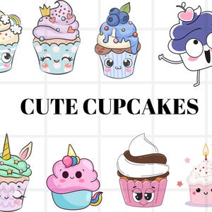 Cupcake SVG\ Cake Cut file\ Cupcake bundle svg\ Sweets svg\ Cupcake Outline SVG\ Birthday svg\ Cupcake clipart Instant download