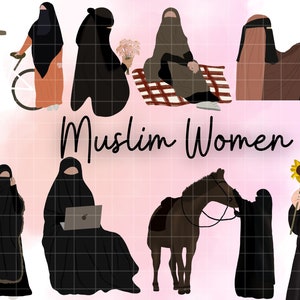 Muslim Hijabi Girl\ Islamic Digital Planner Sticker\ Cute Kids\ Muslim Kid\ Beautiful Girl With Hijab\ Hijabi Girl PNG SVG File Islamic
