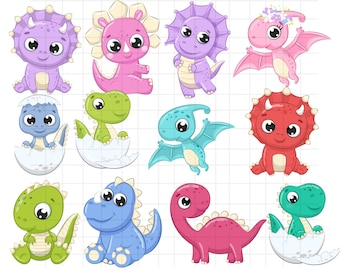 Baby Dino SVG Bundle\ T-rex Brontosaurus Stegosaurus\ Triceratops Pterodactyl layered\cut file Baby Toddler\Silhouette Cricut Vinyl Clip Art