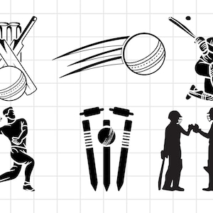 Cricket Silhouette Pack\ Cricket SVG\ PSL\ Cricke\ Cricket bat\ Cricket Player\ Cricket Vector\ Cricketer\ Cricket Shape\ Digital Download