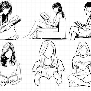 Mädchen mit Büchern, Buch Kunst, Lesezeichen, Mädchen mit Büchern, Frau, Frau, Frau, Frau, Frau, Buch, Buch Illustration