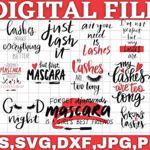 Eye Lashes svg\ Lashes svg\ Lash svg\ Pretty Lashes svg\ cut file for cricut\ PNG\ dxf\ lashes shape\ lashes silhouette
