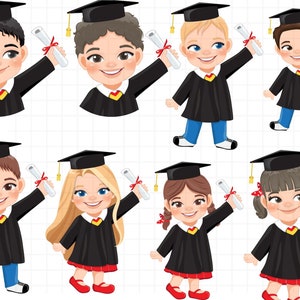 Abitur Graduierung Clip Art, Vektor-Vorschule, Studenten, Diplom, Graduierung Kleid, Mütze, niedliche Kinder PNG, Charakter, Lehrer Schule, Kid Clip Art