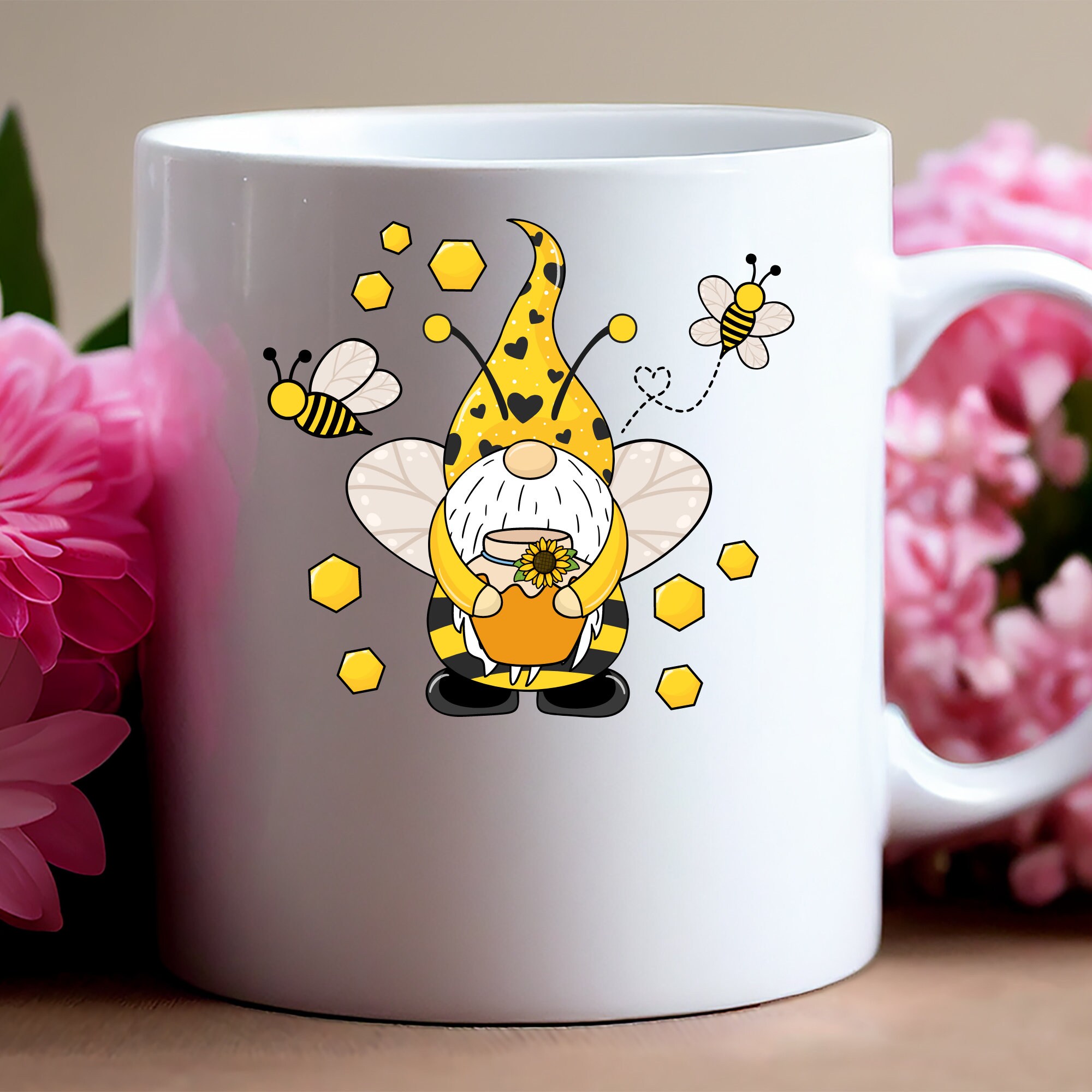 Bee Gnome Svg\ Spring Gnomes Cut Files\ Summer Gnomes Svg\ Dxf\ Eps ...