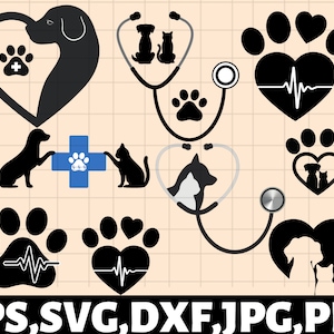 Veterinarian SVG Bundle\ Animals Svg\ Pet Doctor Svg\ Doctor Svg\ Animal Doctor Svg\ Dog Svg\ Cat Svg\ Small Animals Svg\ Cricut Svg