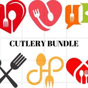 Cutlery SVG\ SVG files for Cricut\ Kitchen Svg\ Food Svg\ Dining Clipart\ Cutlery Cut File\ Knife Svg\ Food Clipart\ Fork svg\ Spoon SVG