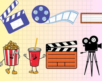 Film SVG\ Film Svg\ Bio Svg\ Split Cinema\ Filmkväll SVG\ Filmremsa svg\ Clipart\ filmremsa Silhuett\ Film svg Bundle