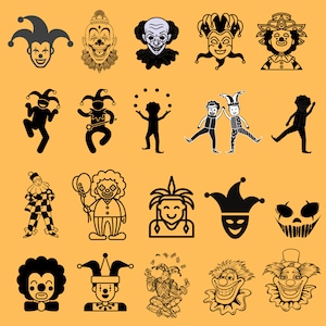 Joker Face Svg Bundle | Jocker Vector svg Bundle | Clown Svg | Jocker Sublimations
