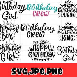 Birthday Crew Svg\ Birthday Squad Svg\ Birthday Saying Svg\ Birthday Girl Svg\ Birthday Squad Png\ Birthday Squad Shirt Cut files\ t.shirt