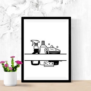 Cleaning products svg\ sponge svg\ bucket svg\ cleaning clipart\ cleaning supplies svg\ cleaning supplies clipart\ housekeeping svg\ cricut image 6